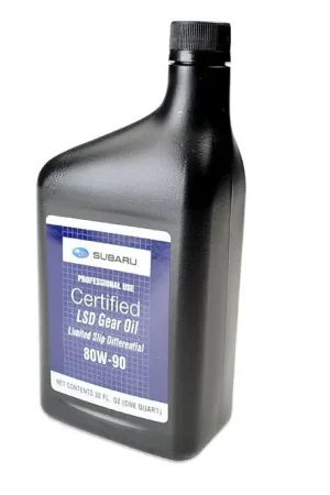 Subaru OEM SAE 80W-90 LSD Limited Slip Differential Gear Oil 1 QT Markdown