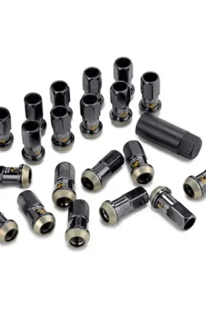 Project Kics R40 12X1.25 Lug Nuts Black Non-Locking Most Subaru Models Wholesale