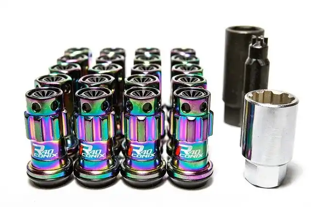 Project Kics R40 Iconix 12X1.25 Lug Nuts Neochrome Locking Most Subaru Models Low Price