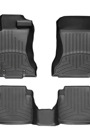 Weathertech DigitalFit Floorliner Black Front and Rear Combo 2009-2013 Forester Limited Offer