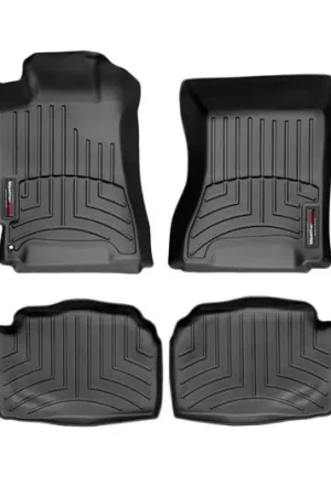 Weathertech DigitalFit Floorliner Black Front and Rear Combo 2003-2008 Forester Original