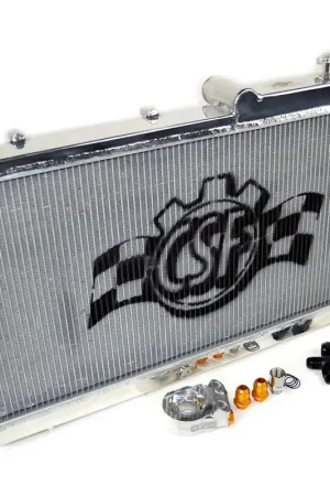 CSF Racing Aluminum Radiator with Oil Cooler 2008-2014 WRX / 2008-2021 STI Next Day Delivery