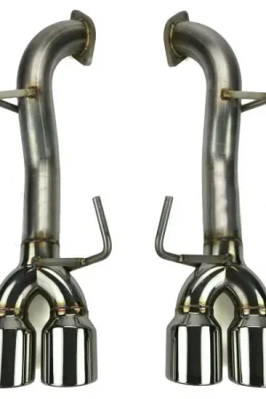 Handmade ETS Axle Back Exhaust Stainless Steel Tips w/ No Muffler 2015-2021 WRX / 2015-2018 STI