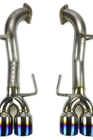 ETS Axle Back Exhaust Stainless Burnt Tips w/ No Muffler 2015-2021 WRX / 2015-2018 STI Factory Price