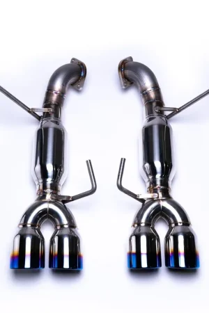 ETS Axle Back Exhaust Burnt Tips w/ Muffler 2015-2021 WRX / 2015-2018 STI Latest