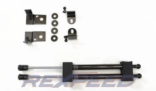 Rexpeed Carbon Hood Dampers 2013-2021 BRZ Express Delivery