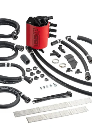 IAG Performance V3 Street Series Air / Oil Separator (AOS) Wrinkle Red 2002-2007 WRX / 2004-2007 STI / 2004-2008 Forester XT Don’t Miss Out