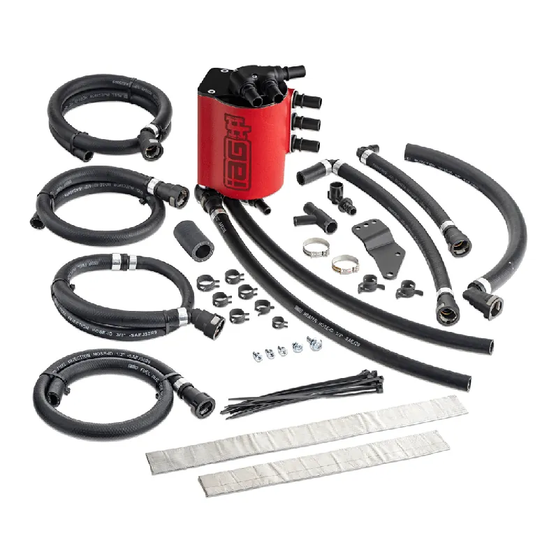 IAG Performance V3 Street Series Air / Oil Separator (AOS) Wrinkle Red 2002-2007 WRX / 2004-2007 STI / 2004-2008 Forester XT Don’t Miss Out