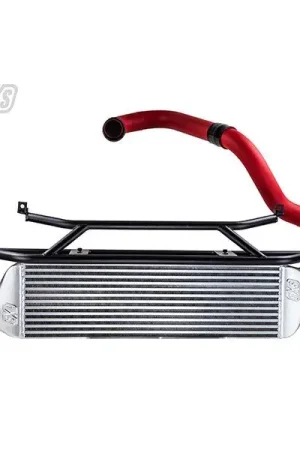 Turbo XS Front Mount Intercooler Kit Wrinkle Red 2015-2021 WRX Holiday Sale