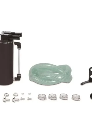 Mishimoto Universal Aluminum Oil Catch Can Small Black Free Returns
