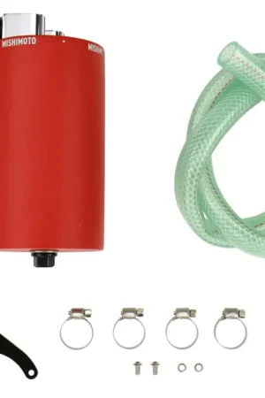 Mishimoto Universal Aluminum Oil Catch Can Large Red Don’t Miss Out