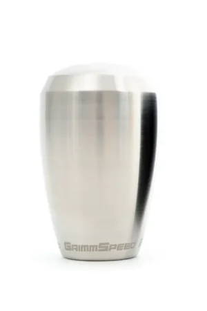 Grimmspeed Slender Stainless Steel Shift Knob w/ Raw Finish Most Subaru Models Trusted Brand