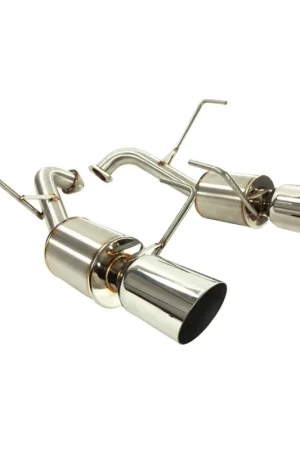 Nameless Performance Axle Back Exhaust w/ 5 Inch Mufflers 4 Inch Single Wall Tips 2005-2007 Legacy GT/2.5i Sedan Fan Favorite