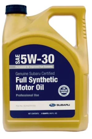 Price Drop Subaru OEM Synthetic 5W-30 Motor Oil 5 Quart Bottle