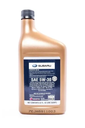 Subaru OEM Synthetic 5W-30 Motor Oil 1 QT Genuine