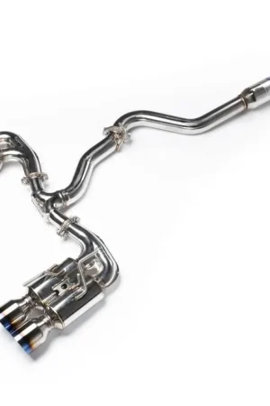 Invidia Gemini R400 Cat back Exhaust Titanium Tips 2011-2014 WRX Hatchback / 2008-2014 STI Hatchback Direct From Manufacturer