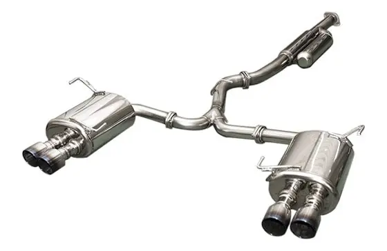 HKS Super Turbo Twin Tail Titanium Tip Catback Exhaust 2015-2021 STI Instant Buy