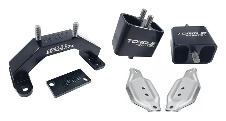 Torque Solution Solid Billet Mount Package w/ Subaru OEM Mount Plates 2002-2014 WRX / 2004-2021 STI Shop Now