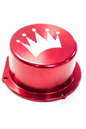 Turbo XS Aluminum Vacuum Pump Cover Red 2015-2021 WRX / 2015-2021 STI Price Drop