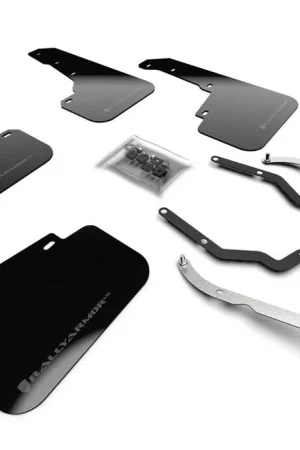 Rally Armor UR Mudflaps Black Urethane Grey Logo 2018-2023 Crosstrek While Supplies Last
