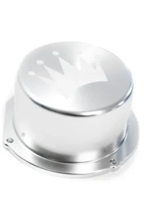 Turbo XS Aluminum Vacuum Pump Cover Silver 2015-2021 WRX / 2015-2021 STI Direct From Factory