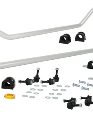 Whiteline Front and Rear Sway Bar Kit 24mm Adjustable 2004-2006 STI Flash Sale