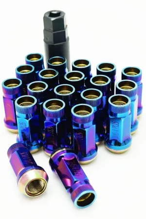 Muteki SR45R Burned Blue Neon Open Ended Lug Nuts 12X1.25 Most Subaru Models Price Drop