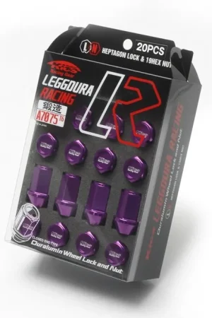 Flash Sale KICS Leggdura Racing Lug Nuts Purple M12X1.25 Most Subaru Models