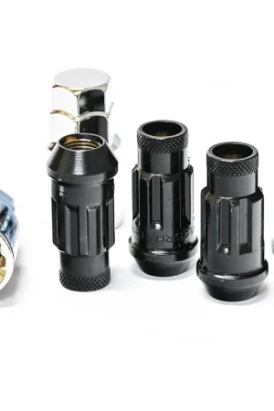 Bargain Muteki SR48 Black Lock Set 48mm 12x1.25 Most Subaru Models