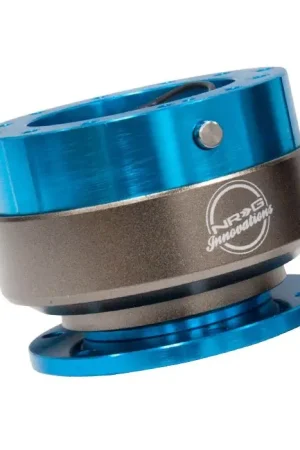 NRG Quick Release Gen 2.0 - New Blue Body / Titanium Chrome Ring Direct From Manufacturer