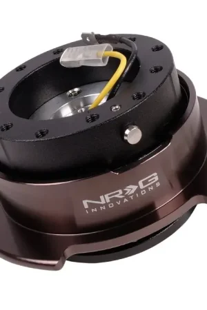 Cheap NRG Quick Release Kit Gen 2.5 - Black / Black Chrome Ring