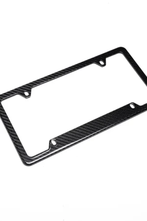 Rexpeed Carbon Fiber USDM License Plate Frame 4 Hole Style Most Subaru Models Handmade