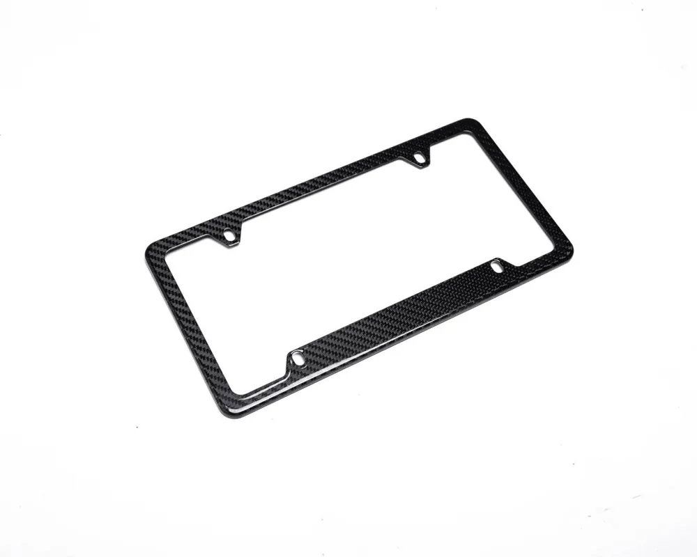 Rexpeed Carbon Fiber USDM License Plate Frame 4 Hole Style Most Subaru Models Handmade