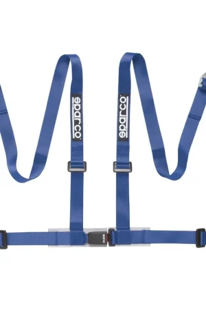 Popular Sparco Harness Set 2 Inch 4-Point Harness Bolt-In Blue