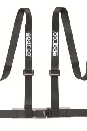 Fast Shipping Sparco Harness Set 2 Inch 4-Point Harness Bolt-In Black