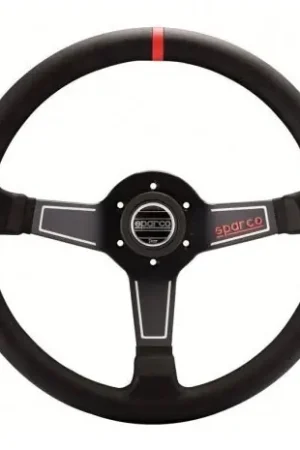 Hot Deal Sparco Steering Wheel L575 Leather Black