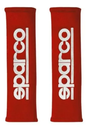 Express Delivery Sparco Harness Belt Pads GT Series 2 Inch Alcantara Red