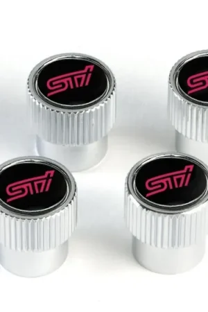 Holiday Sale Subaru OEM STI Valve Stem Caps - Universal