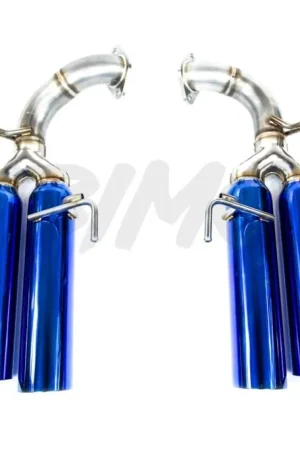 Hot Deal Remark BOSO Edition Axle Back w/ Blue Stainless Tips 2015-2021 WRX / 2015-2021 STI