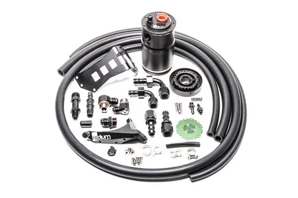 Premium Radium Engineering Air Oil Separator (AOS-R) Kit w/ Master Cylinder Brace 2015-2021 WRX / 2014-2018 Forester XT
