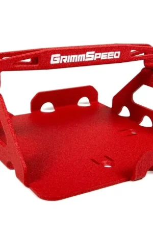 Grimmspeed Lightweight Battery Mount Kit Red 2008-2021 WRX / 2008-2021 STI Markdown
