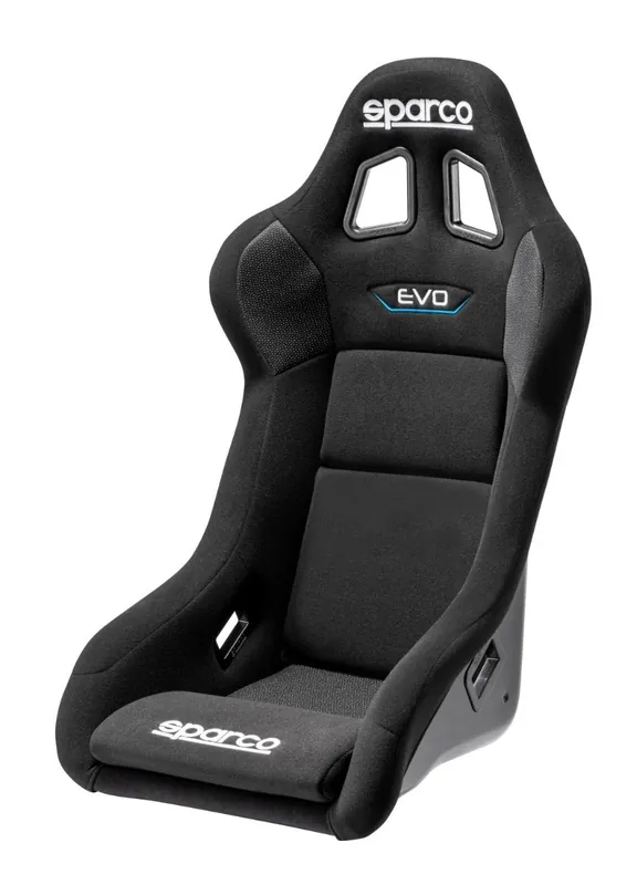 Sparco EVO QRT Fixed Back Racing Seat Black Affordable