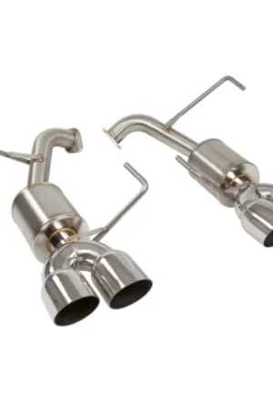 Weekend Sale Nameless Performance Axle Back w/ Single Wall Polished Tips and 5" Mufflers 2018 STI Type RA / 2019-2021 STI
