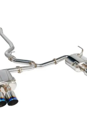 Fresh Stock Remark Sports Touring Resonated Cat Back w/ Burnt Stainless Tips 2015-2021 WRX / 2015-2021 STI