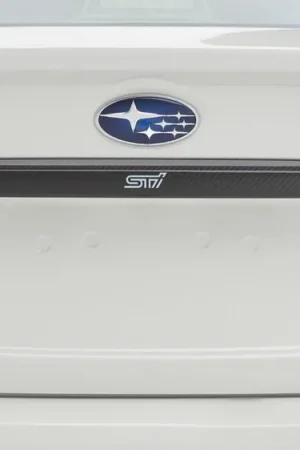 Hassle-Free Returns Subaru OEM STI Carbon Fiber Rear Trunk Lid Garnish 2015-2021 WRX / 2015-2021 STI