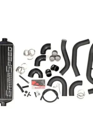 In Demand Grimmspeed Front Mount Intercooler Kit Black Core w/ Black Piping 2015-2021 STI