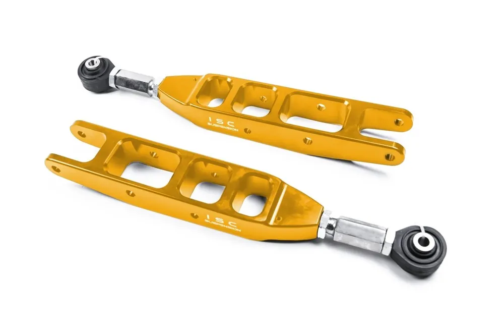 Must Have ISC V3 Gold Rear Adjustable Control Arms 2008-2024 WRX / 2008-2021 STI / 2009-2013 FXT / 2013-2024 BRZ
