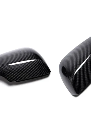 Rexpeed Gloss Carbon Full Replacement Upper Mirror Covers w/ Turn Signal Cut Out 2015-2021 WRX / 2015-2021 STI Cheap