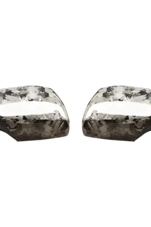 Rexpeed Forged Carbon Full Replacement Upper Mirror Covers w/ Turn Signal Cut Out 2015-2021 WRX / 2015-2021 STI Premium