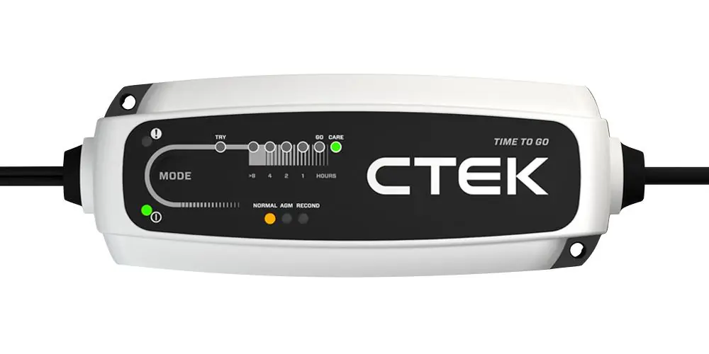 CTEK CT5 Time To Go 12v Battery Charger Kit Limited Offer